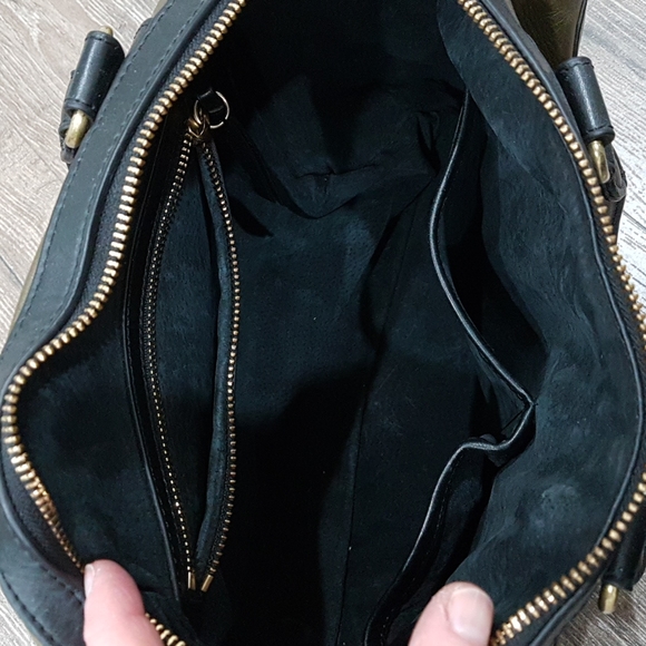 MAYLE Olive & Black Leather Speedy Bag - Picture 10 of 10